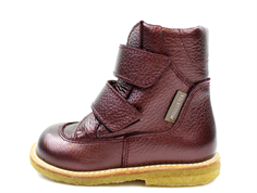 Angulus bordeaux shine winter boot with TEX